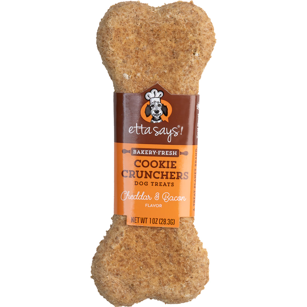 Etta Says! Bakery Fresh Cheddar & Bacon Cookie Cruncher Dog Treat