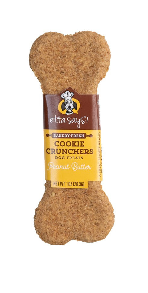 Etta Says! Bakery Fresh Peanut Butter Cookie Cruncher Dog Treat