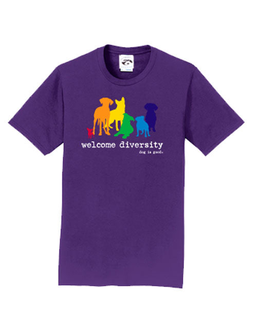 Welcome Diversity (Purple Unisex)- Special Order