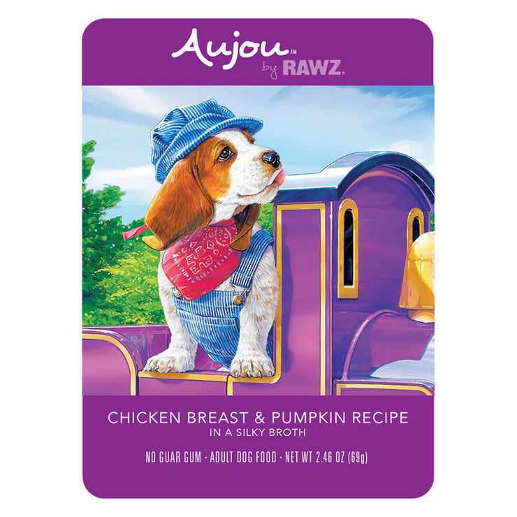 Aujou Chicken Breast & Pumpkin Recipe Dog Food Pouch