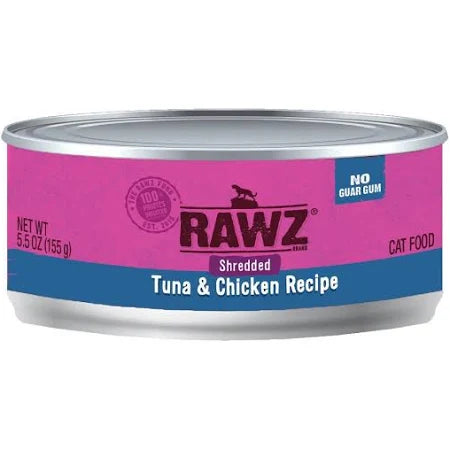 RAWZ Shredded Tuna & Chicken Recipe Canned Cat Food