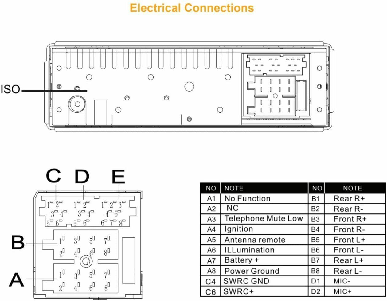 Continental RADIO USB MP3 WMA BLUETOOTH 12V TR7412UB-OR WITH WIRING HARNESS BOAT