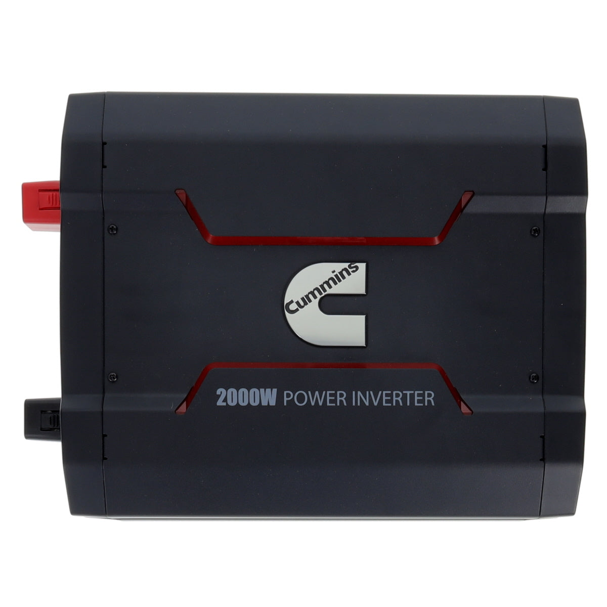 Cummins 2000 Watt Power Inverter Modified Sine Wave Truck Inverter 12V to 110 Volts Four AC Outlets Two USB Ports (Full Cable Kit Included)