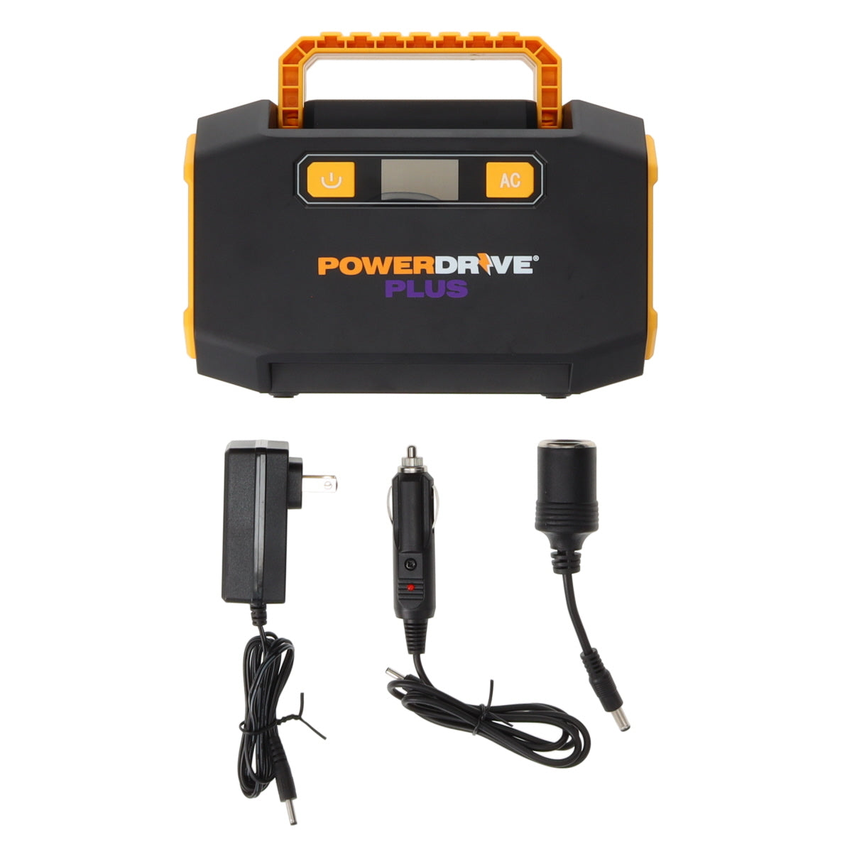 PowerDrive Portable Power Station 150W Backup Battery Outdoor Gasless Generator 2 AC Outlets and 3 DC Outlets for Home Power Outage Camping RVing