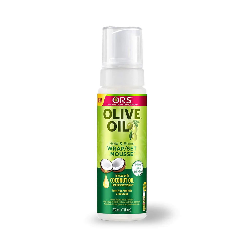 ORS Olive Oil Hold and Shine Wrap/Set Mousse 7oz