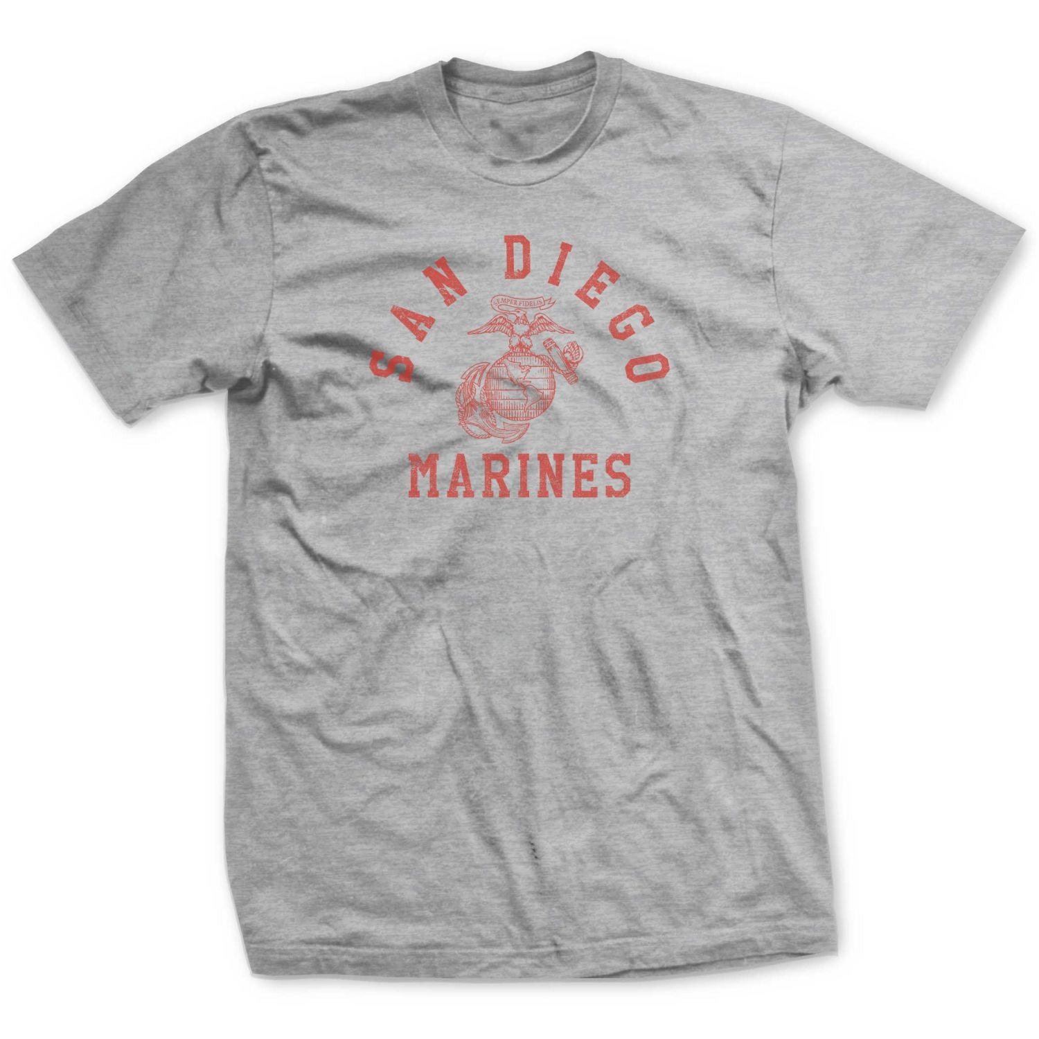  San Diego Old School Training T-shirt - Heather Grey 