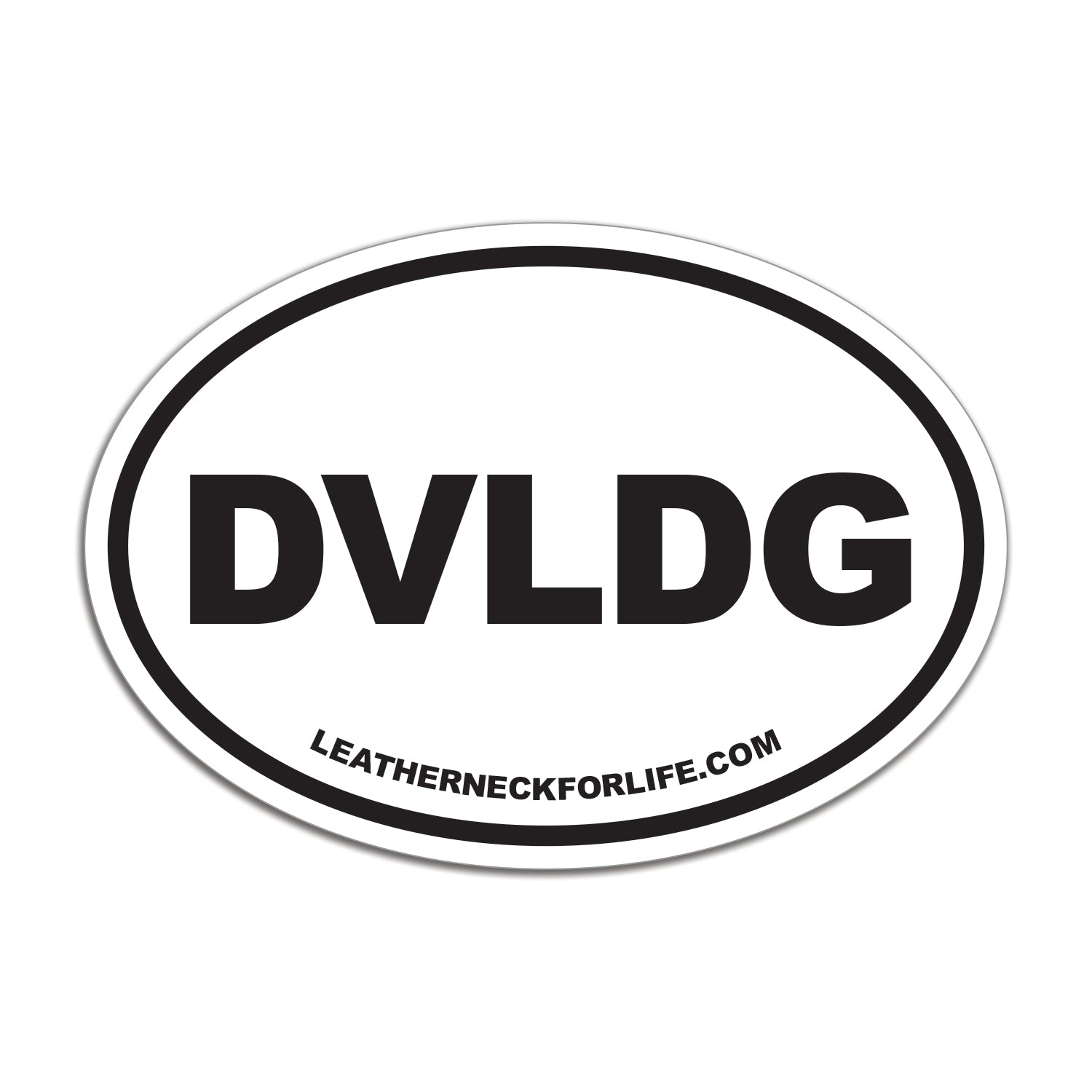  DVLDG Oval Decal 