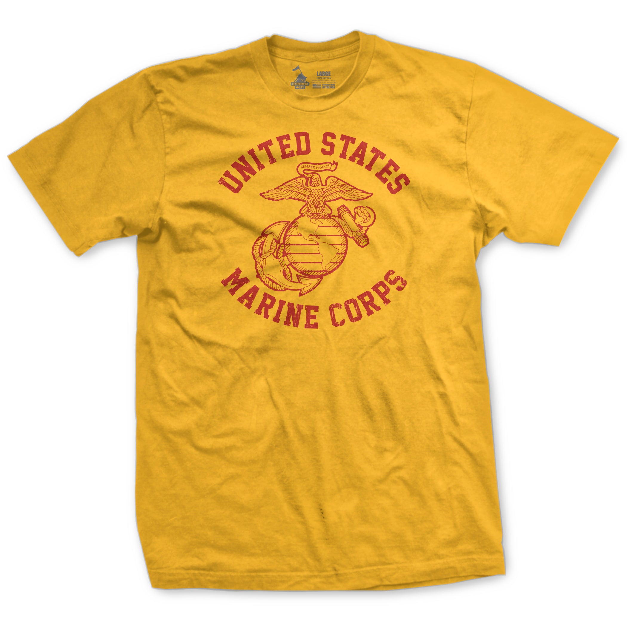  Old School '80s Gunny Highway Tee-Gold 