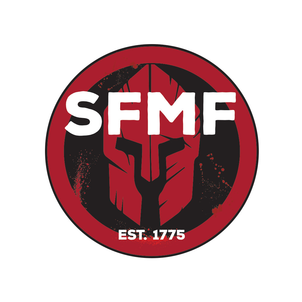  SFMF Spartan Round Decal 