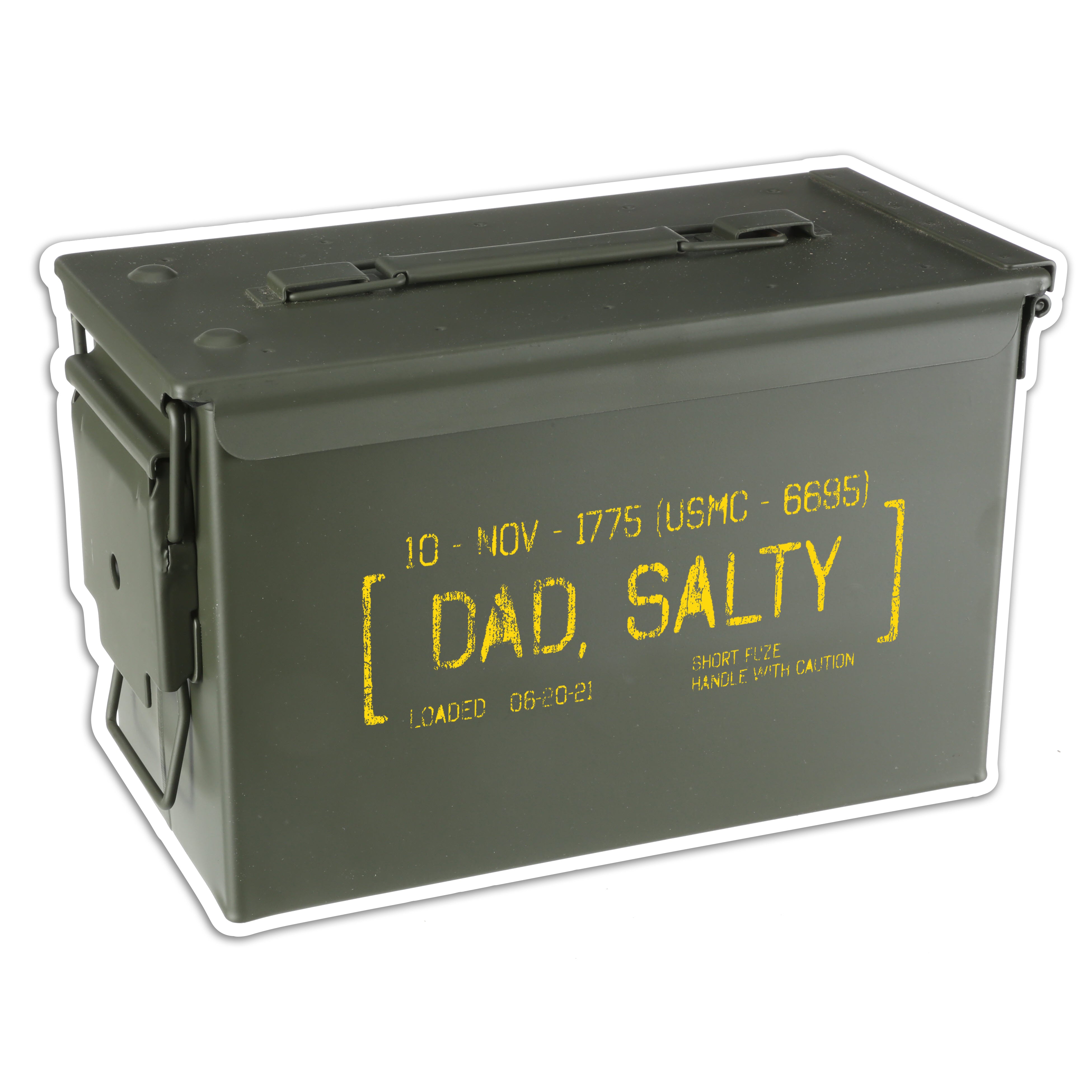  Salty Dad Ammo Crate Decal 