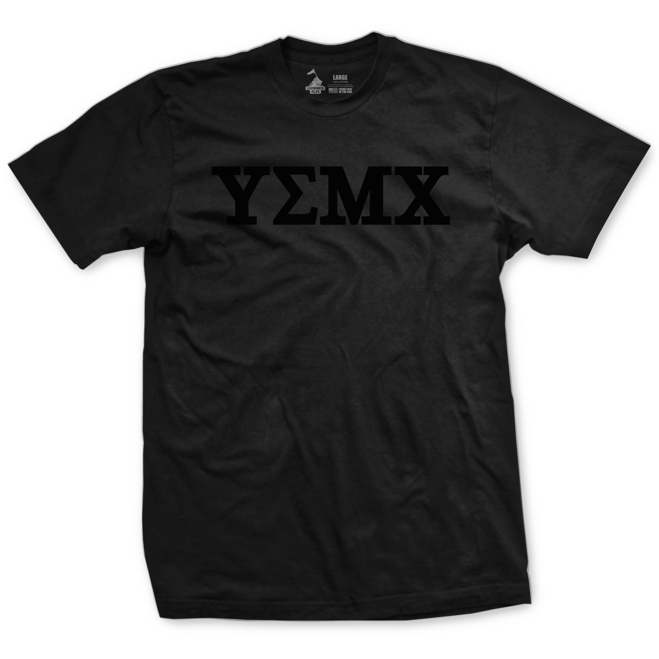  USMC Greek Fraternity Blackout T-Shirt 