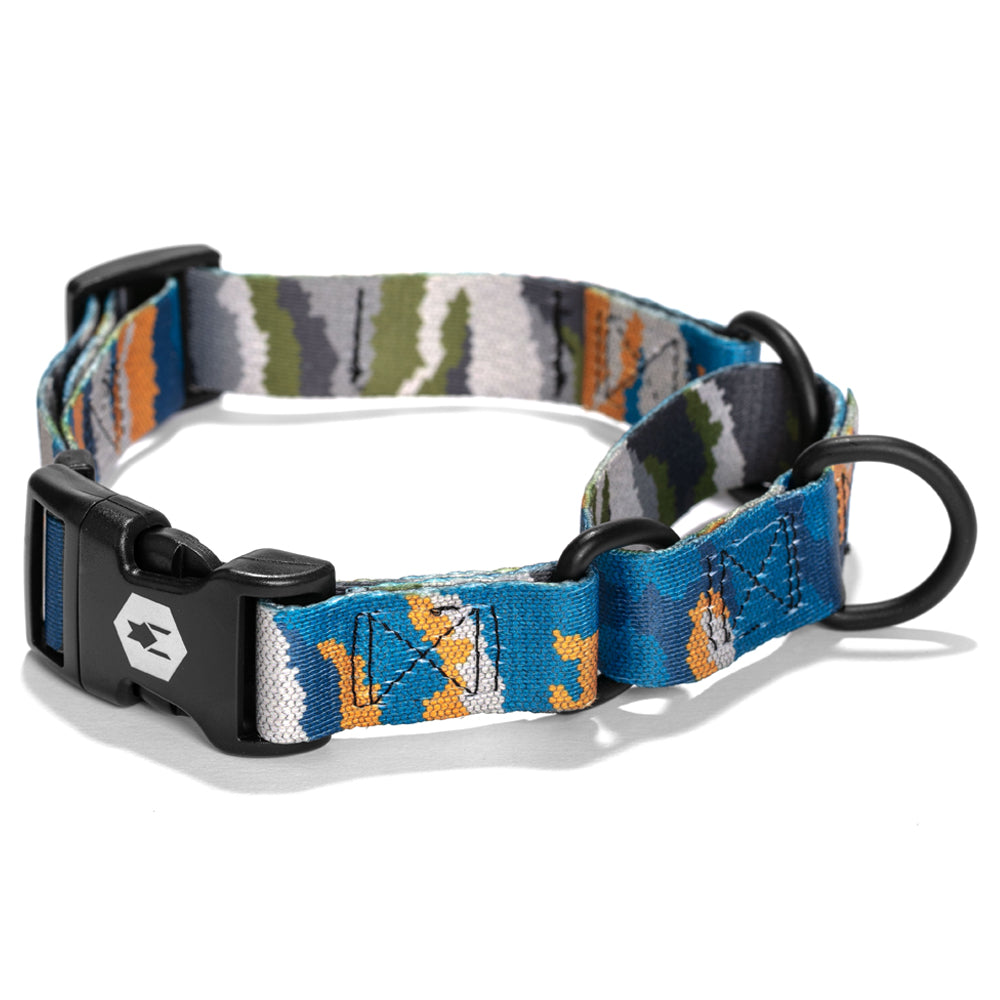 HexCamo Stream MARTINGALE DOG COLLAR