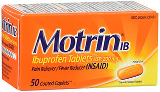 Motrin IB Coated Caplets 50 CP