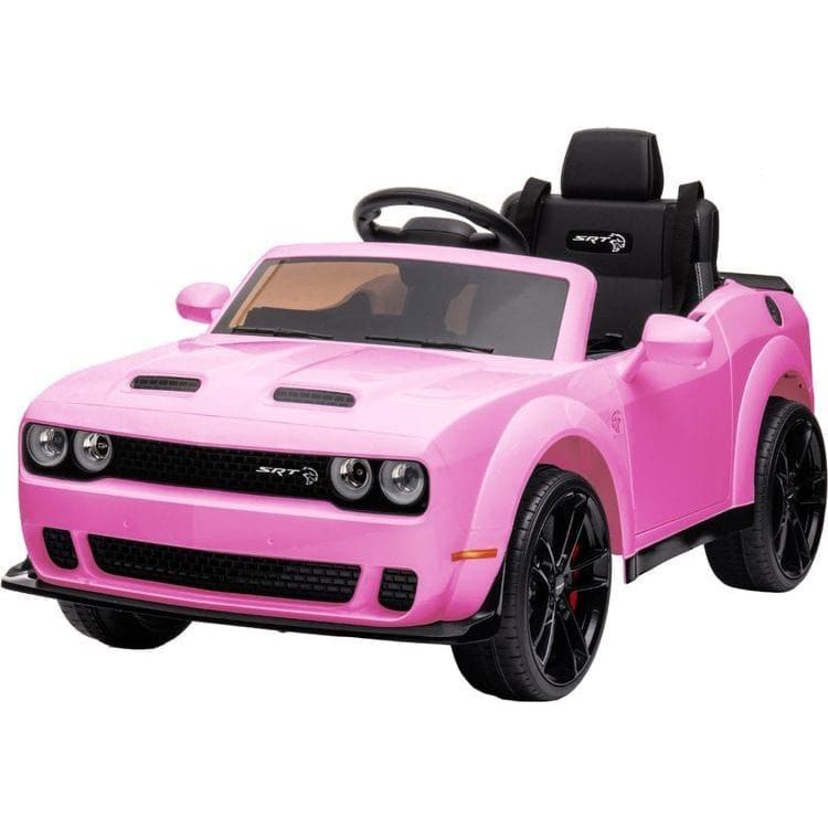 Dodge Challenger 12V Ride-On Car - Pink