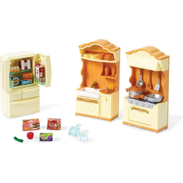 Calico Critters Kitchen Playset, Dollhouse Furniture and Accessories