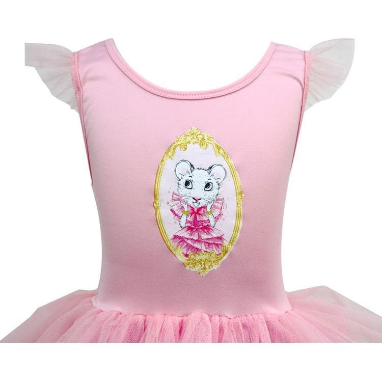 Claris Fashion Tulle Dress in Pink - Size 3-4 Years