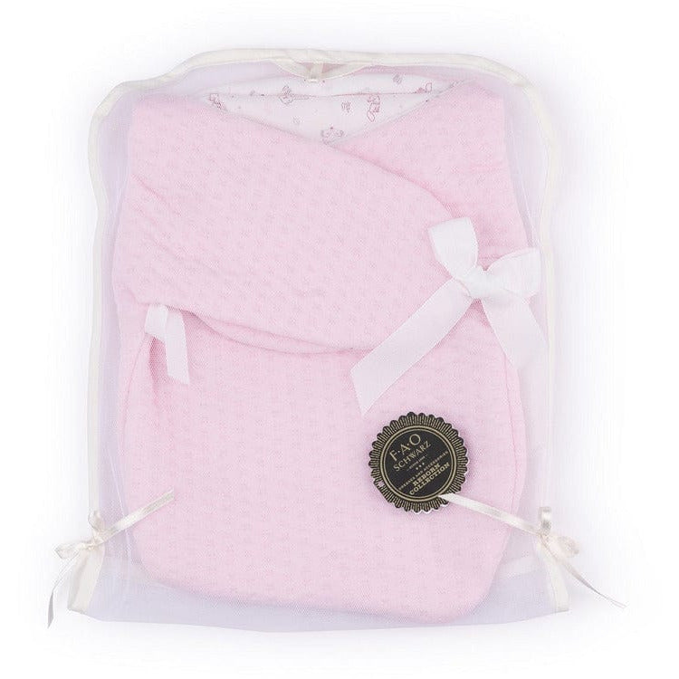 FAO Baby Doll Adoption Swaddle - Light Pink