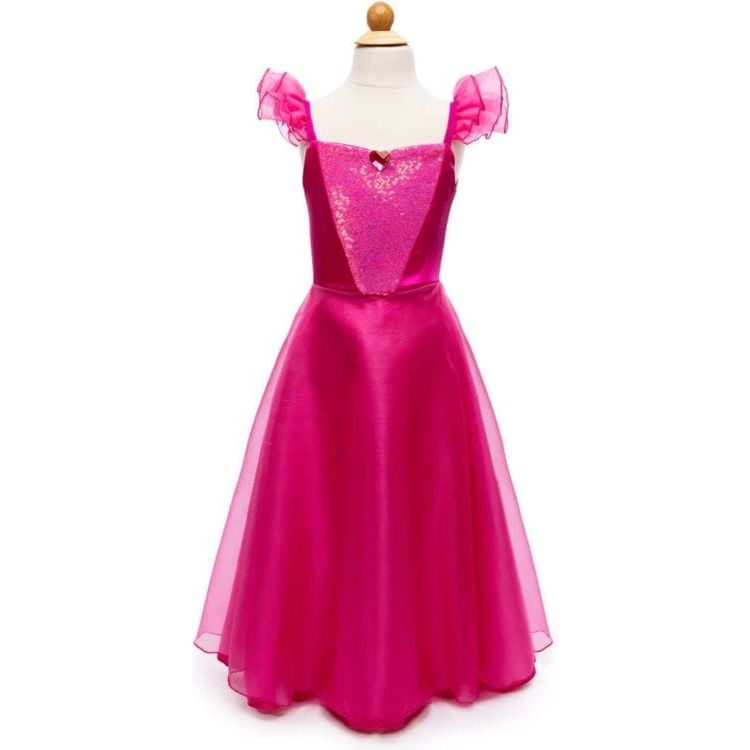 Hot Pink Party Princess Dress - Size 7-8 Years