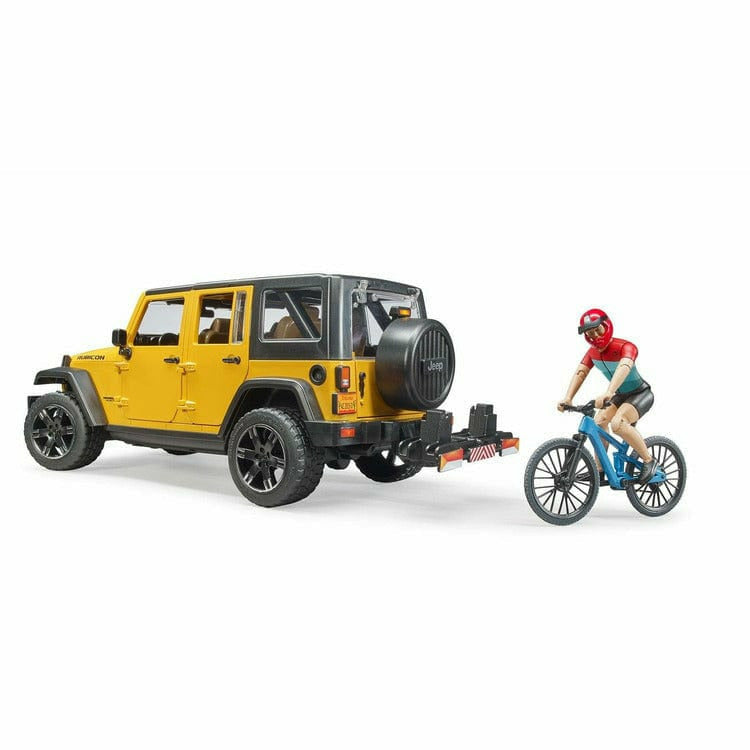 Jeep Rubicon w mountain bike and figure