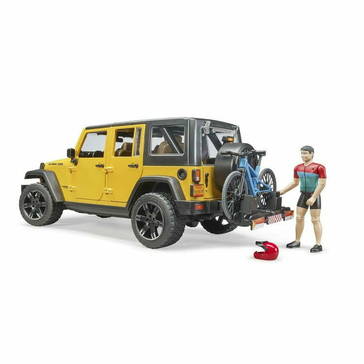 Jeep Rubicon w mountain bike and figure