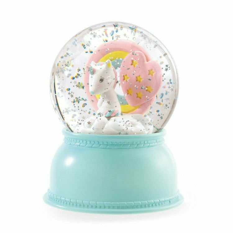 Unicorn Snow Globe Night Light