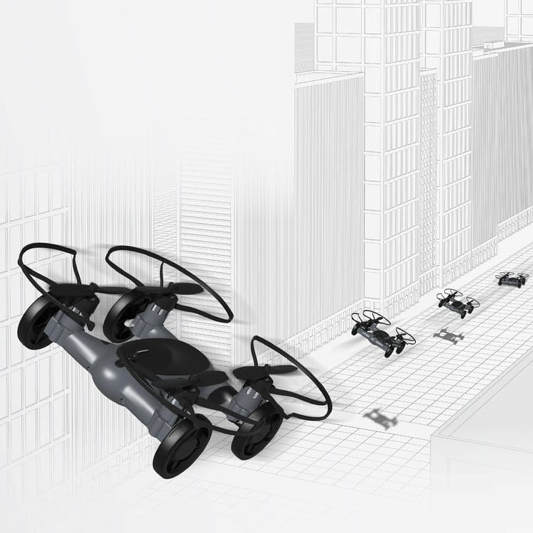 Fly+Drive Dual-Function Vehicle Drone