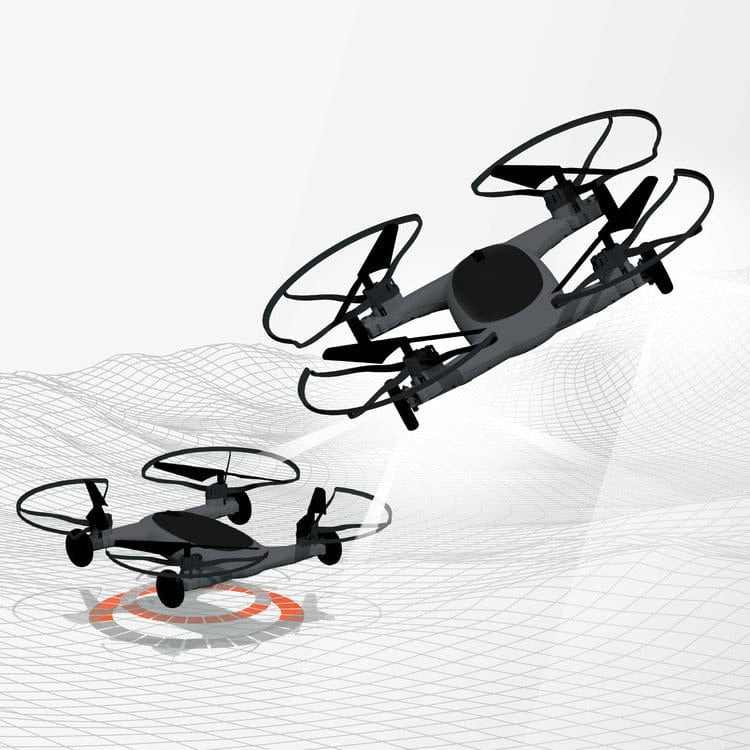 Fly+Drive Dual-Function Vehicle Drone