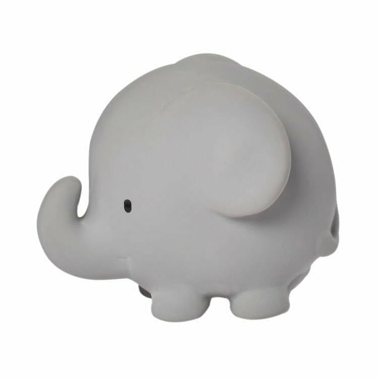 Elephant Organic Natural Rubber Rattle, Teether & Bath Toy