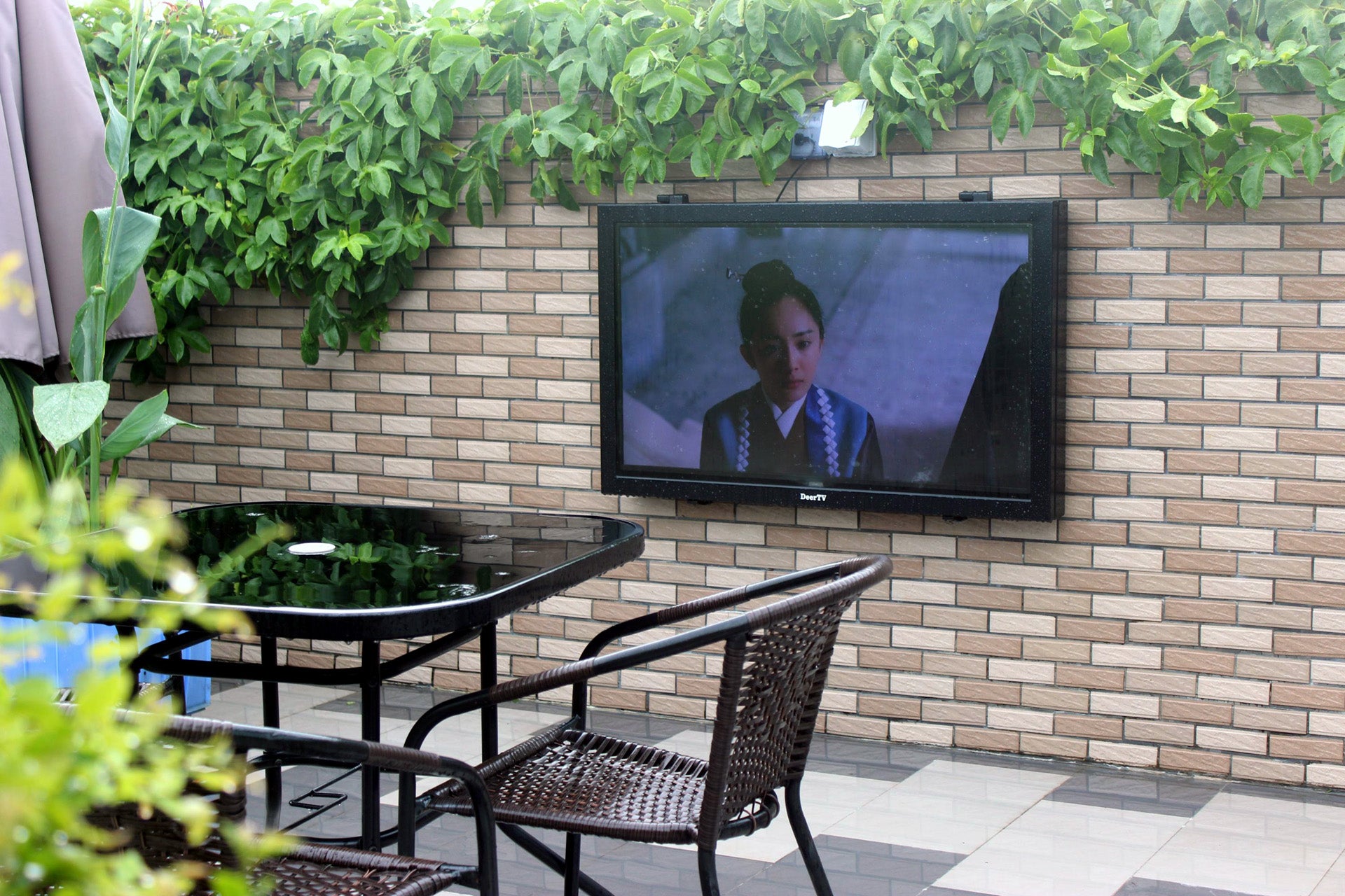 outdoor TV enclosure