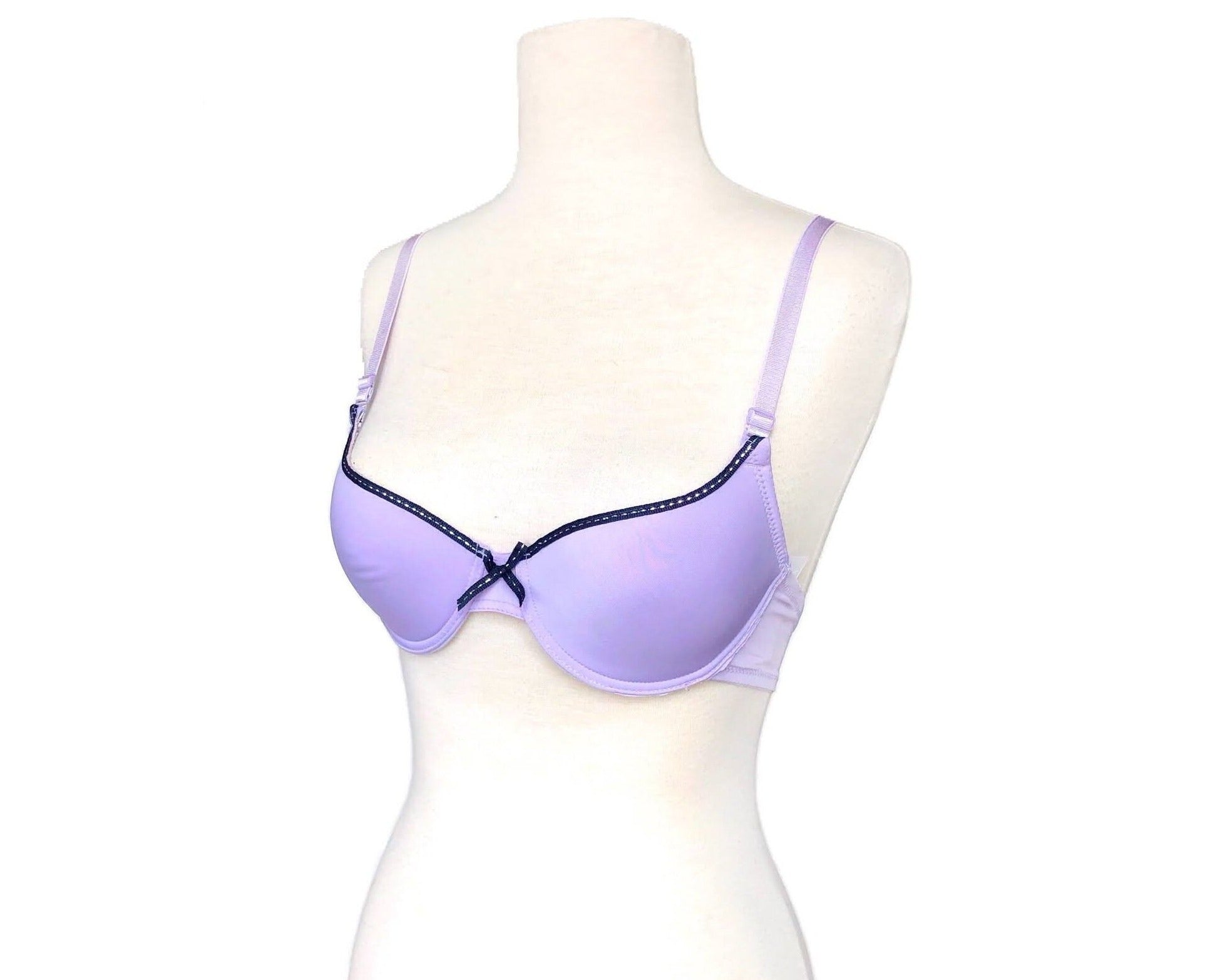 Gently Padded Smooth Contrast Bras