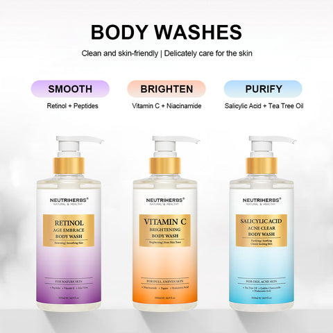 The different types of body wash and how they work