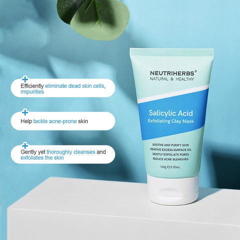 Salicylic acid clay mask for reduce large pores