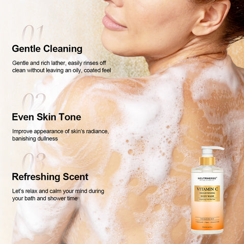 Benefits of Using a Vitamin C Body Wash for Dull, Uneven Skin Tone