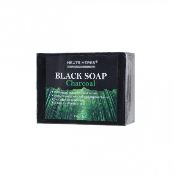 NEUTRIHERBS® CHARCOAL BLACK SOAP FOR ACNE AND BLACKHEAD