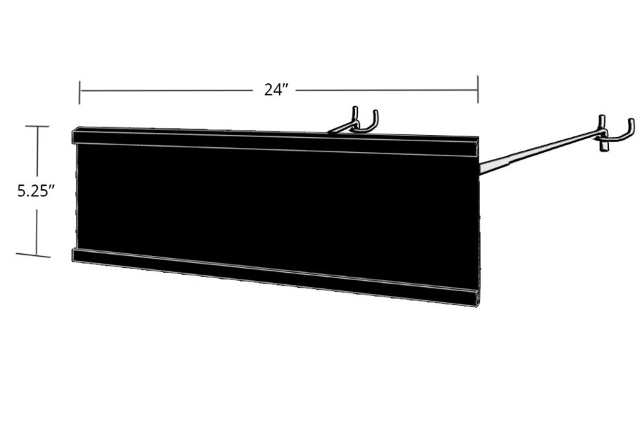 Slatwall C-Channel Sign Holders-24