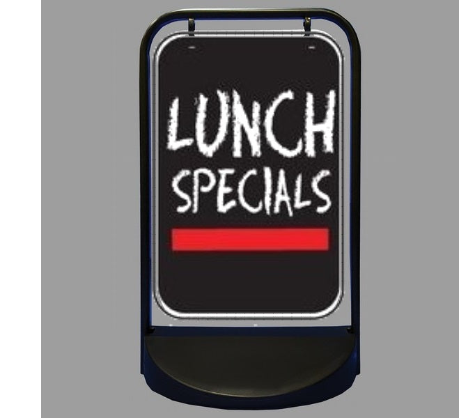 Lunch Specials Sign & Sidewalk Swing Sign Holder Set