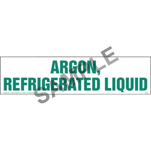 J.J. Keller Argon, Refrigerated Liquid Sign