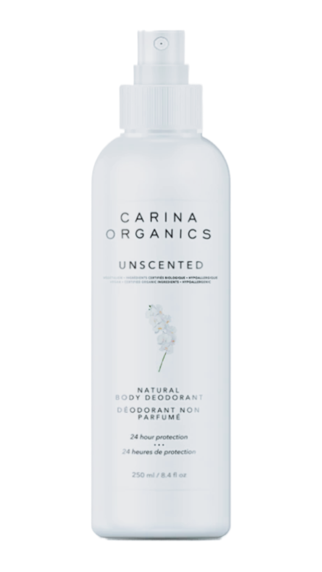 Carina Organics Unscented Deodorant (250ml)