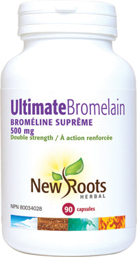 New Roots Herbal Ultimate Bromelain 500mg (90 Veg Caps)