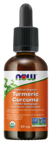 NOW Foods Organic Turmeric Liquid Extract (59 mL)