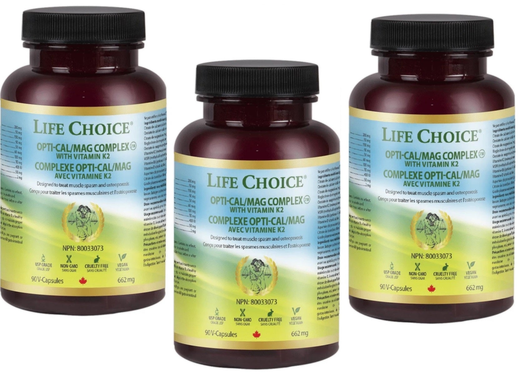 Life Choice Opti-Cal Mag w/ Vitamin K2 662mg