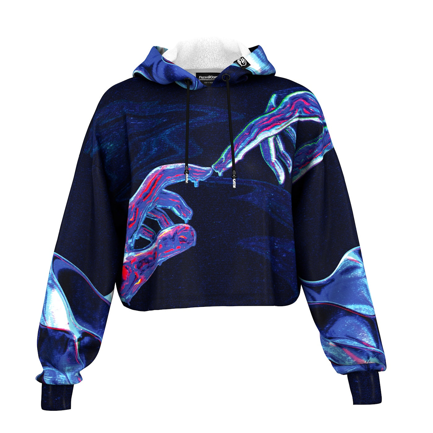 Melting Past Cropped Hoodie