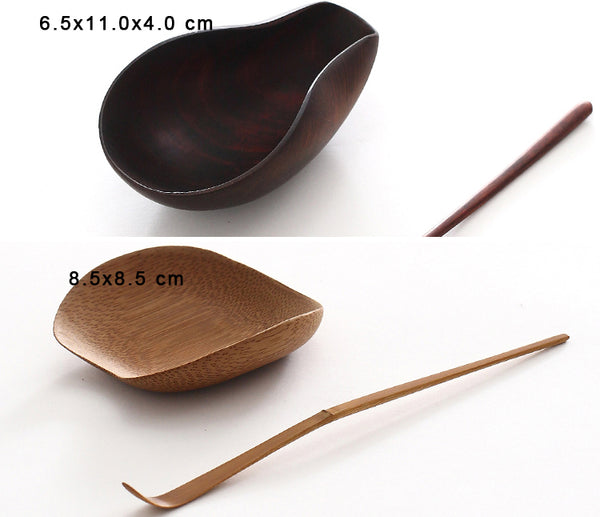 Solid Wood Handmade Tea Scoop Bamboo Teaspoon Tea Dial Tea Ceremony Ac Cultural heritage All