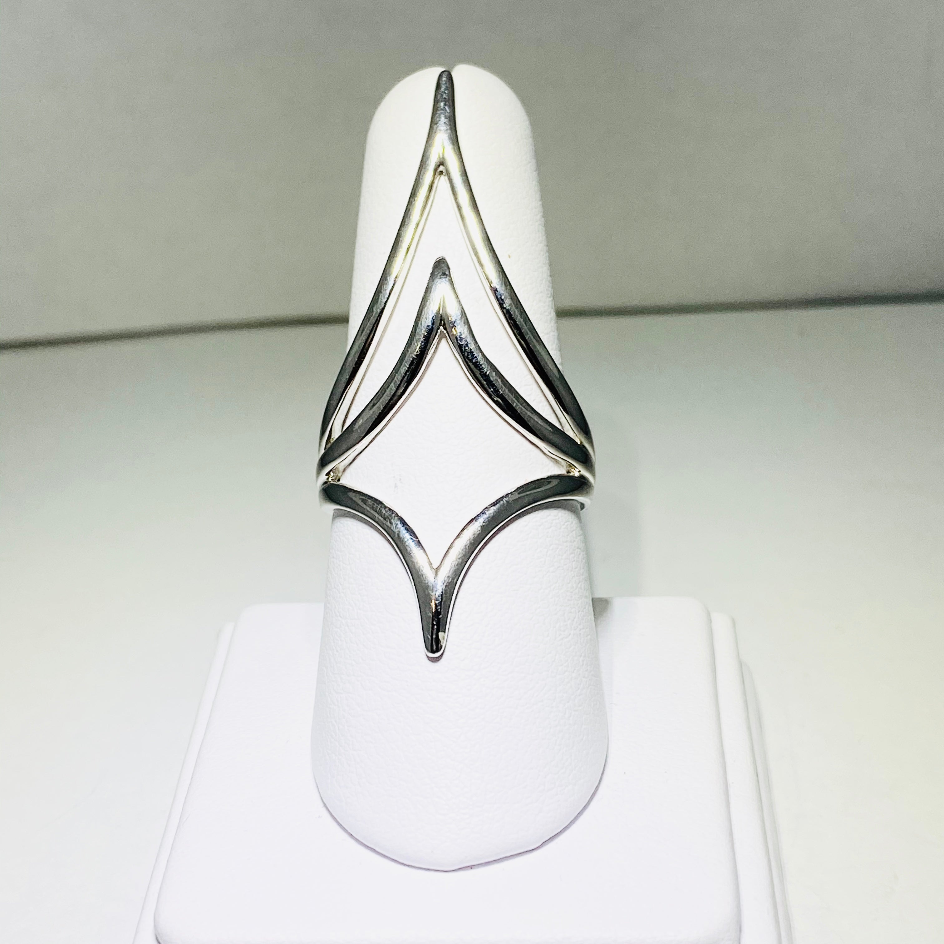 Sterling Silver Chevron Ring