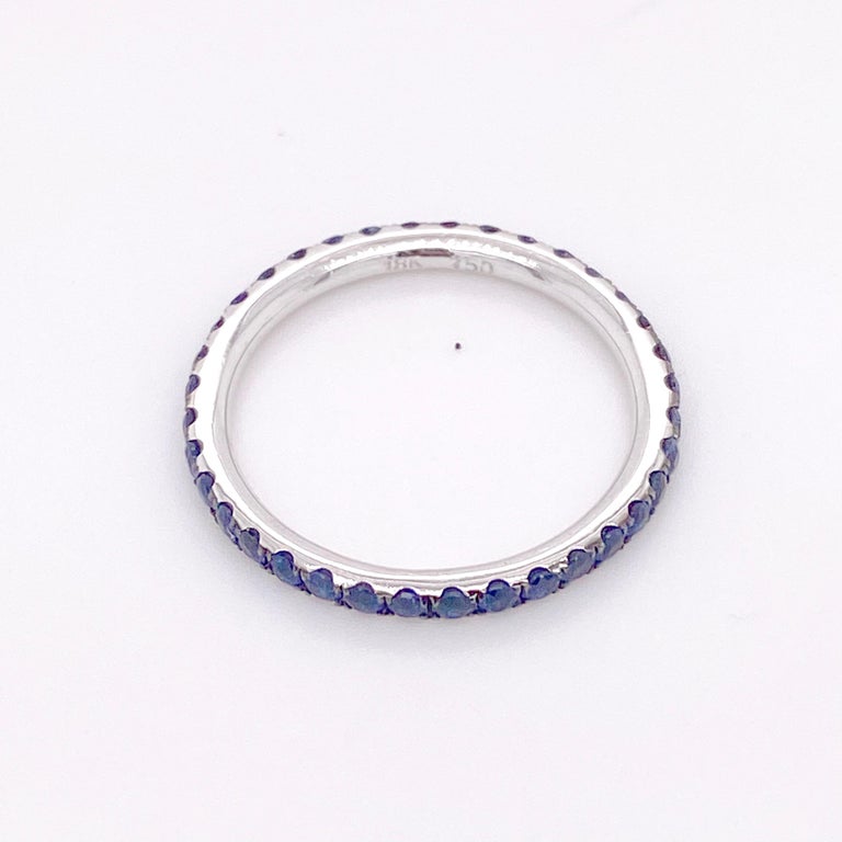 Sapphire Eternity Band