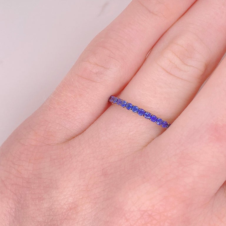 Sapphire Eternity Band