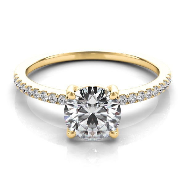 Diamond Engagement Ring in 14k Gold
