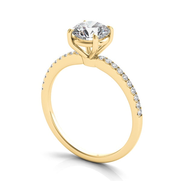 Diamond Engagement Ring in 14k Gold