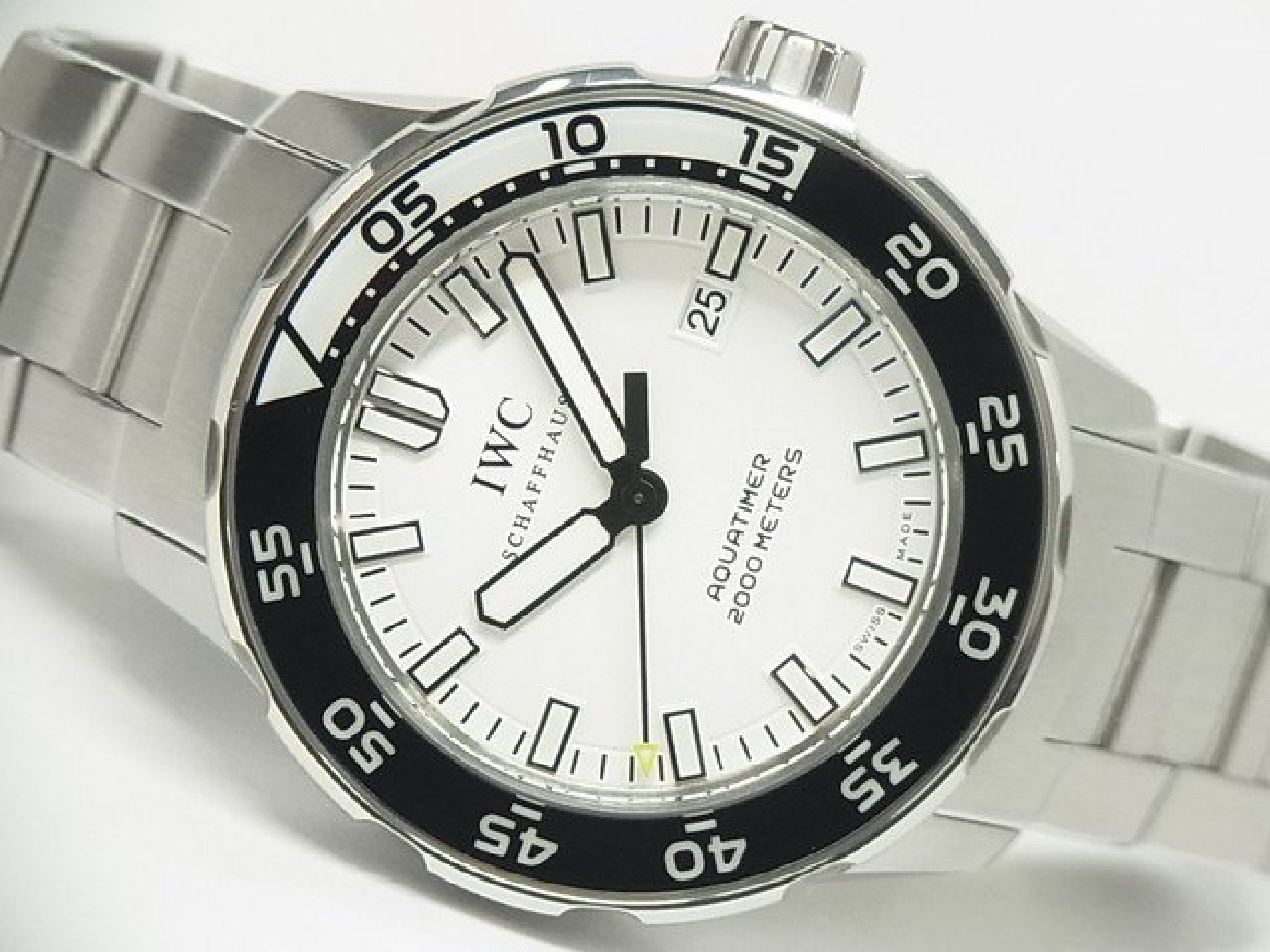 IWC Aquatimer Automatic 2000 white Dial IW356809 Mens 179210264