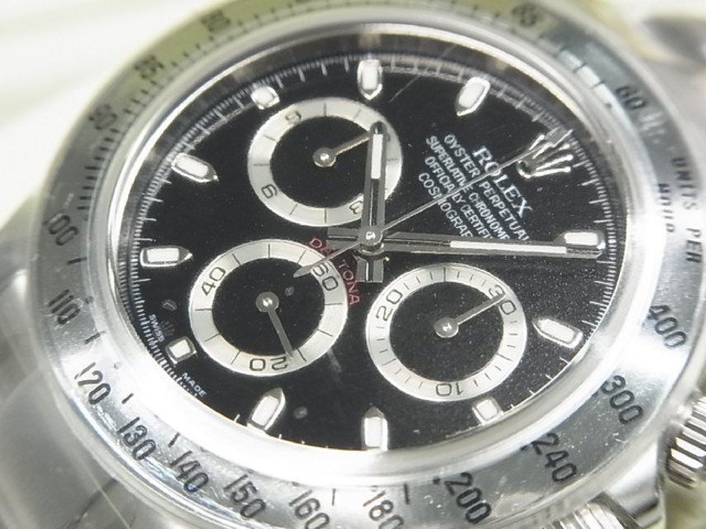 ROLEX Daytona black Dial 116520 V series protective seal unused Mens 180025677